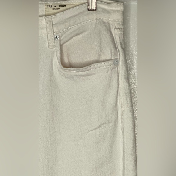 RAG & BONE NWOT Optic White Denim Modele Jeans - Picture 5 of 7